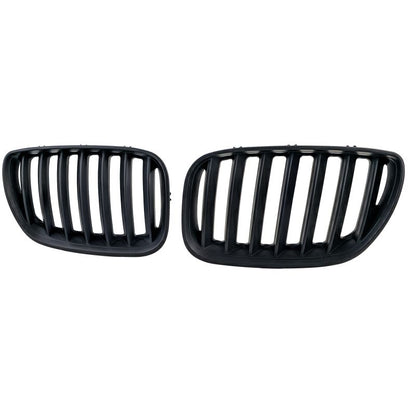 GRIGLIA DOPPIO RENE SPORT NERO OPACO PER BMW X5 E53 (1999-09/2003)