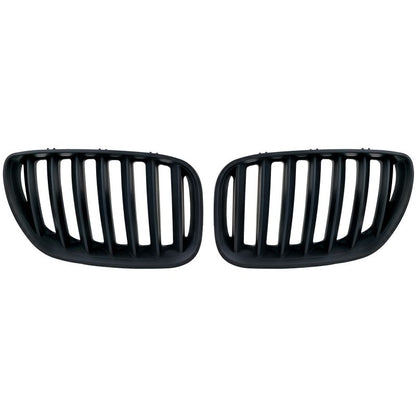 GRIGLIA DOPPIO RENE SPORT NERO OPACO PER BMW X5 E53 (1999-09/2003)
