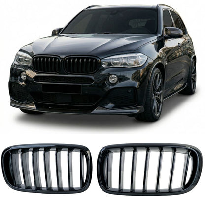 GRIGLIA DOPPIO RENE SPORT NERO LUCIDO PER BMW X5 F15 / X6 F16 (2013-2019)