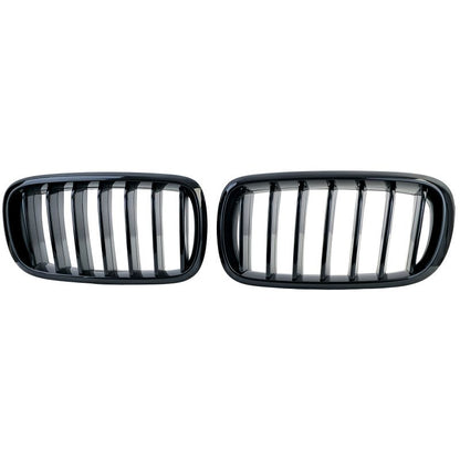 GRIGLIA DOPPIO RENE SPORT NERO LUCIDO PER BMW X5 F15 / X6 F16 (2013-2019)