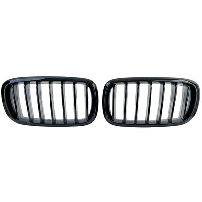GRIGLIA DOPPIO RENE SPORT NERO LUCIDO PER BMW X5 F15 / X6 F16 (2013-2019)
