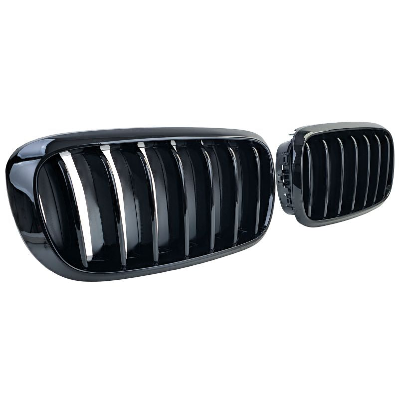 GRIGLIA DOPPIO RENE SPORT NERO LUCIDO PER BMW X5 F15 / X6 F16 (2013-2019)
