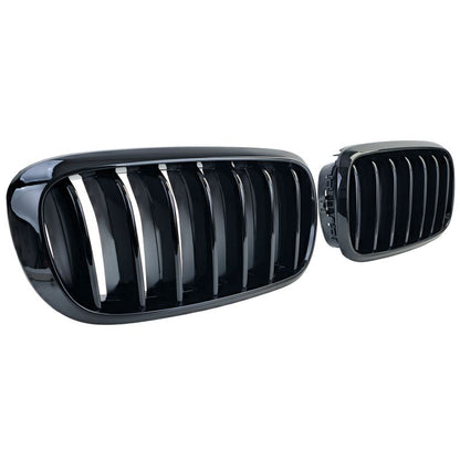 GRIGLIA DOPPIO RENE SPORT NERO LUCIDO PER BMW X5 F15 / X6 F16 (2013-2019)