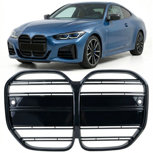 GRIGLIA ANTERIORE PERFORMANCE NERO LUCIDO PER BMW SERIE 4 G22/G23 (2020-2024)