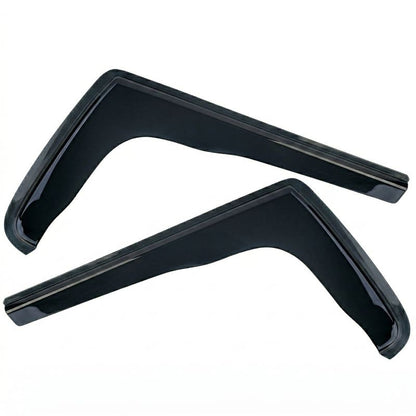 DEFLETTORI ARIA FINESTRINI NERI PER FORD TRANSIT CUSTOM (2012-2023)