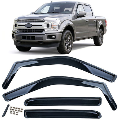 Deflettori Finestrini Nero Ford F-150 2014-2020