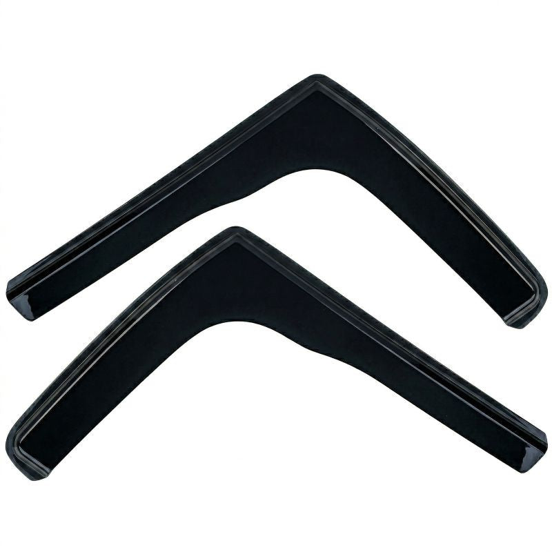 DEFLETTORI ARIA FINESTRINI NERI PER FORD TRANSIT CUSTOM (2012-2023)