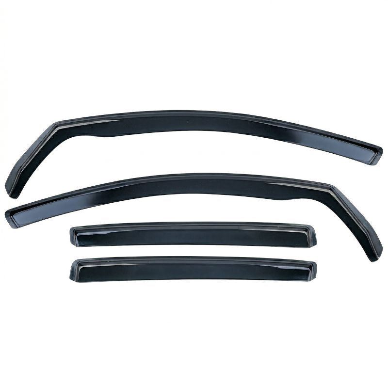 DEFLETTORI ARIA FINESTRINI NERI 4 PEZZI PER VW GOLF 5 (2004-2009)