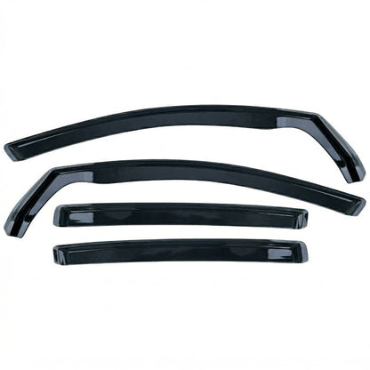 DEFLETTORI ARIA FINESTRINI NERI 4 PEZZI PER VW GOLF 5 (2004-2009)