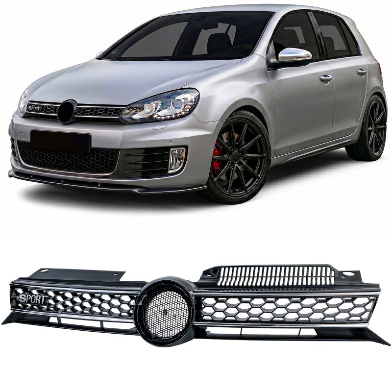 Griglia SPORT Nero/Cromo VW Golf 6 GTI GTD R 2008-2013