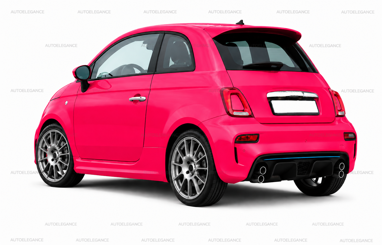 💫Spoiler sul Tetto Look Performance Nero Lucido per Fiat 500 2007-2024💫