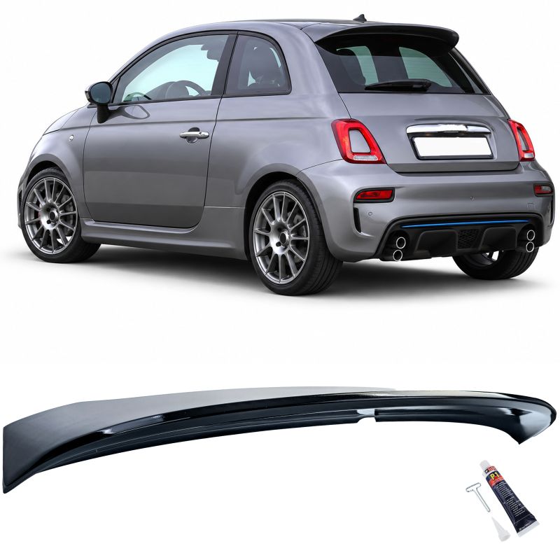 Spoiler Posteriore Performance Nero Fiat 500 2007-2024