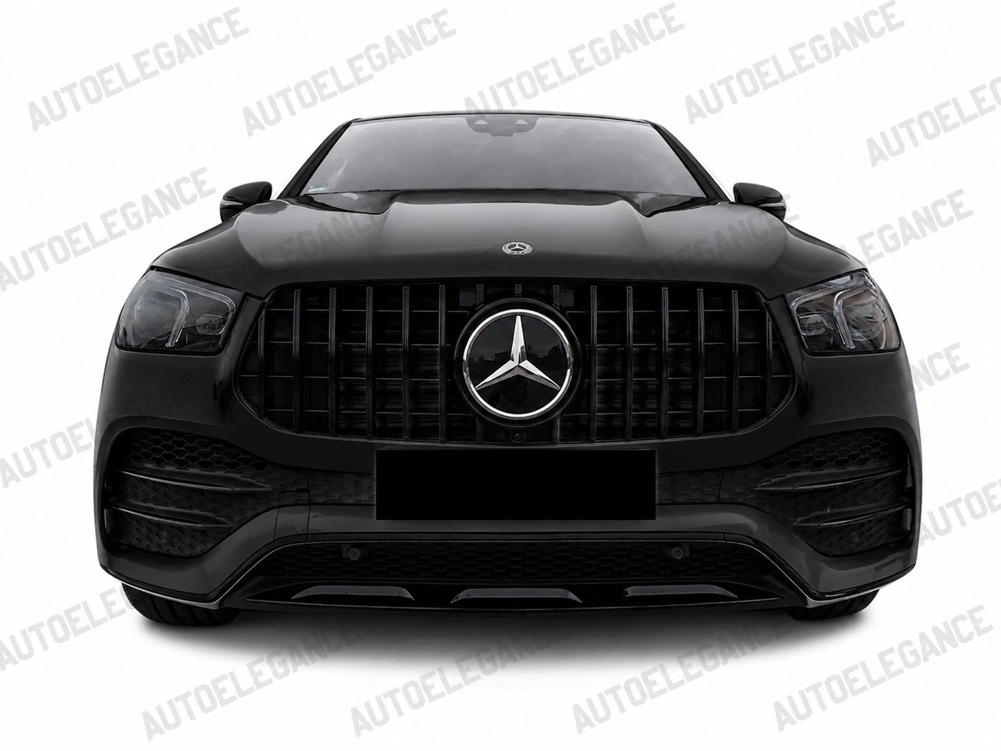 ⭐GRIGLIA ANTERIORE PER MERCEDES GLE W167 C167 2019+ NERA PANAMERICANA⭐