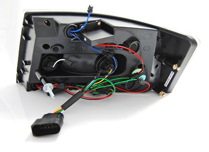 💫 ART.6056 Fanali posteriori LED neri adatti per Audi A6 C6 Berlina 2004–2008 (7 Pin) 💫