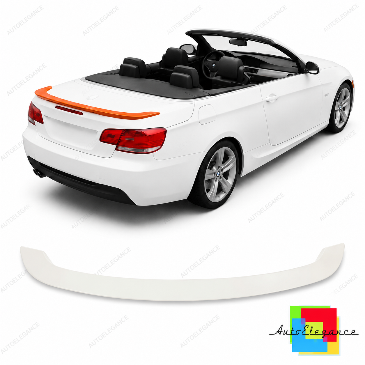 SPLITTER SUITABLE FOR VW GOLF 8 GTI GTD RLINE LOOK GLOSSY BLACK SPORTY DESIGN 