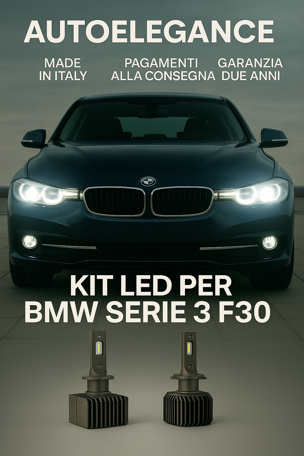 ⭐KIT LED D1S 6000K Anabbaglianti per BMW Serie 3 F30 | Bianco CANBUS⭐