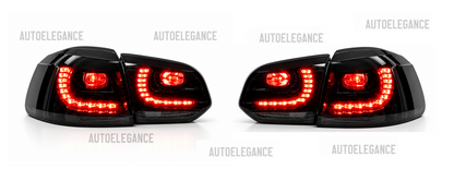 FARI POSTERIORI R20 FULL LED VW GOLF 6 VI 2008 AL 2012 FANALI FRECCIA DINAMICA