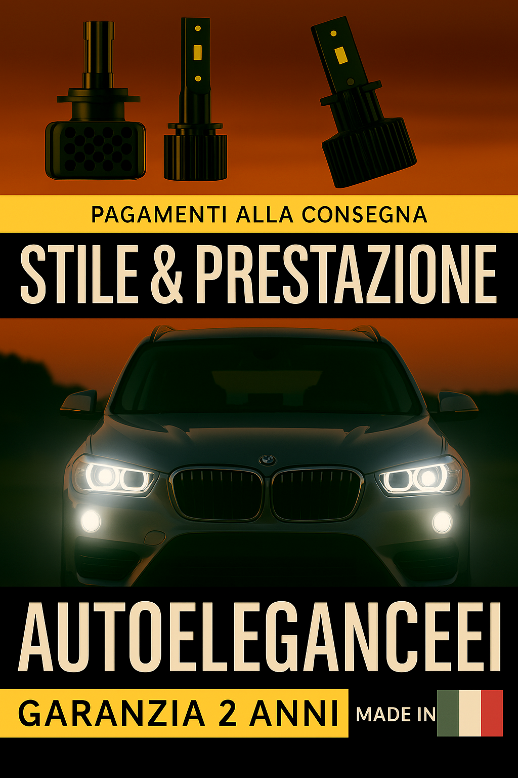 ❤️ KIT LED D1S 6000K BIANCO GHIACCIO ANABBAGLIANTI PER BMW X3❤️