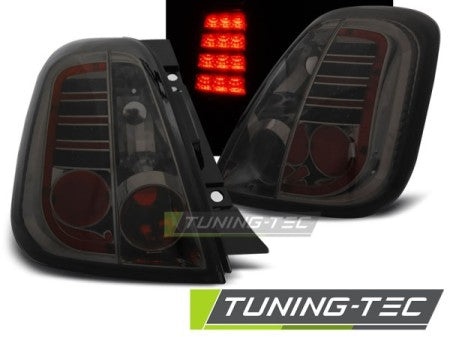 fari adatto per FIAT 500 07-15 SMOKE LED