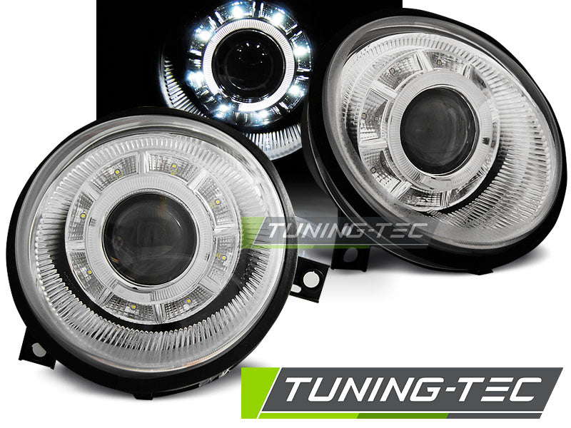 FARI DAYLIGHT CROMATI per VW LUPO 98-05 led