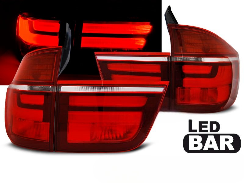 💫ART.6996 Fanale posteriore LED rosso bianco adatto per BMW X5 E70 03.07-05.10💫