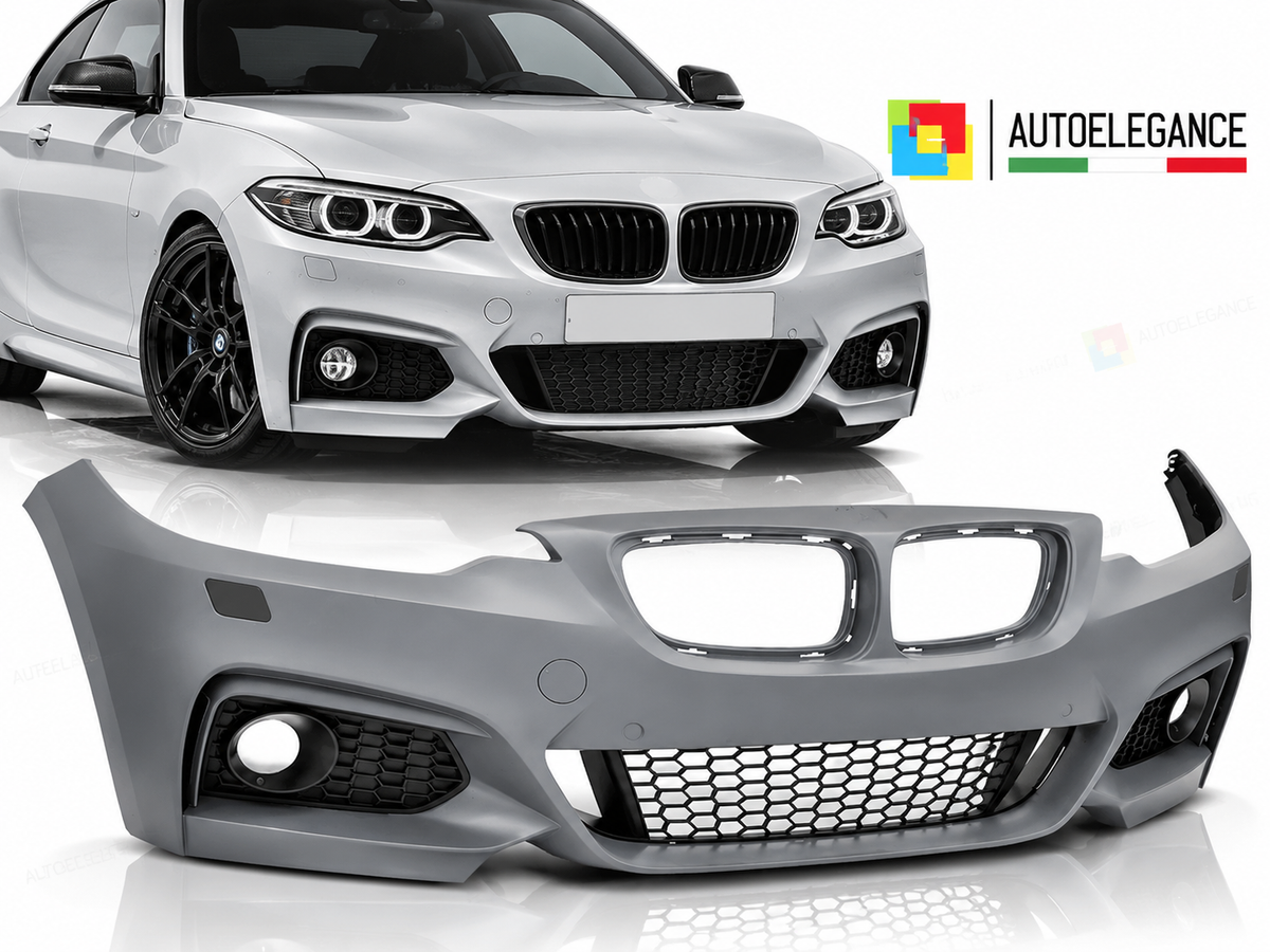 PARAURTI ANTERIORE STILE SPORT ADATTO BMW F22/F23 13-17 LOOK M