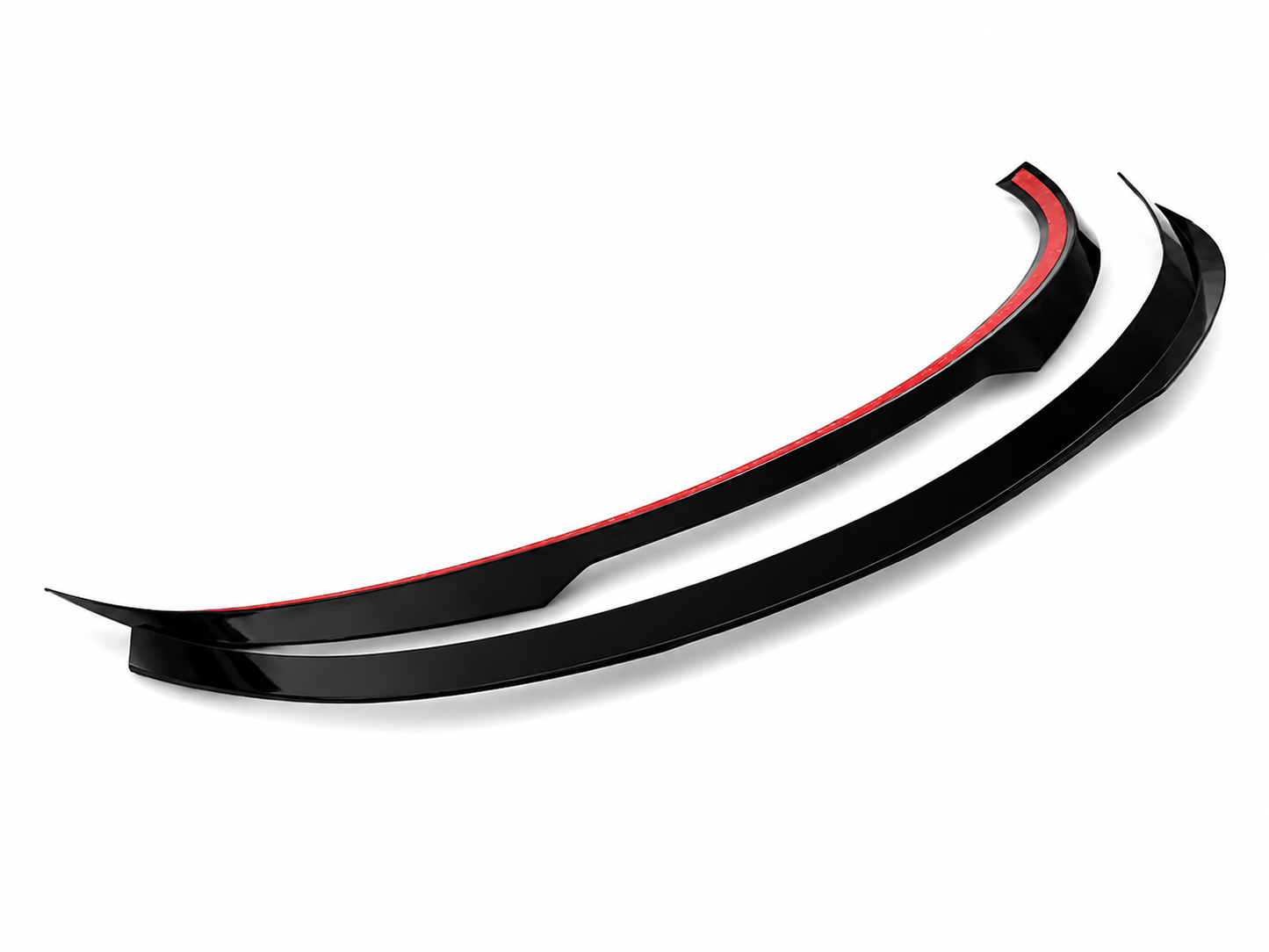 SPLITTER SUITABLE FOR VW GOLF 8 GTI GTD RLINE LOOK GLOSSY BLACK SPORTY DESIGN 