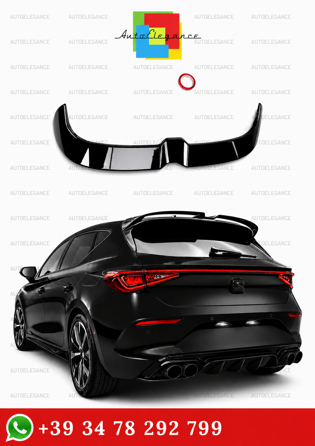 💫Spoiler Tetto Stile Oettinger per Seat / Cupra Leon MK1 2021-2026💫