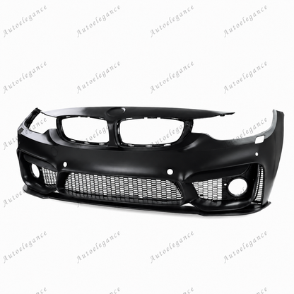 🔥ART.0318 PARAURTI ANTERIORE LOOK M4 CON SPLITTER ABS PER BMW SERIE 4 F32 F33🔥