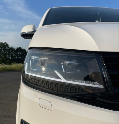 💫ART.7640 Fari Anteriori FULL LED Cromati adatti per VW T5.1 2010-2015💫