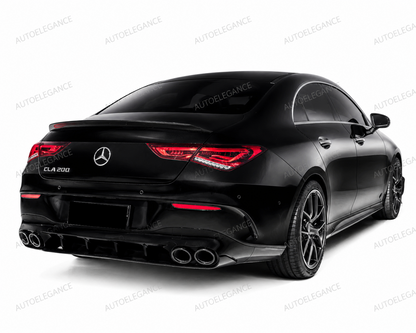 💫PARAURTI POSTERIORE CLA W118 2019-2023 LOOK CLA45S (NERO)💫