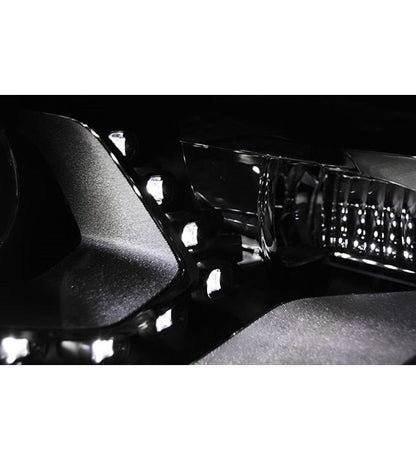 SPLITTER SUITABLE FOR VW GOLF 8 GTI GTD RLINE LOOK GLOSSY BLACK SPORTY DESIGN 