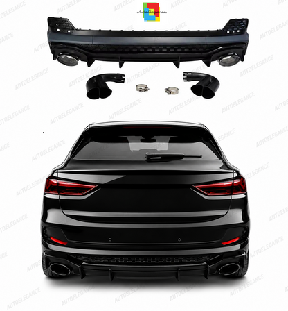 ⭐ SPLITTER SUITABLE FOR AUDI Q8 s-line look R optik⭐ 