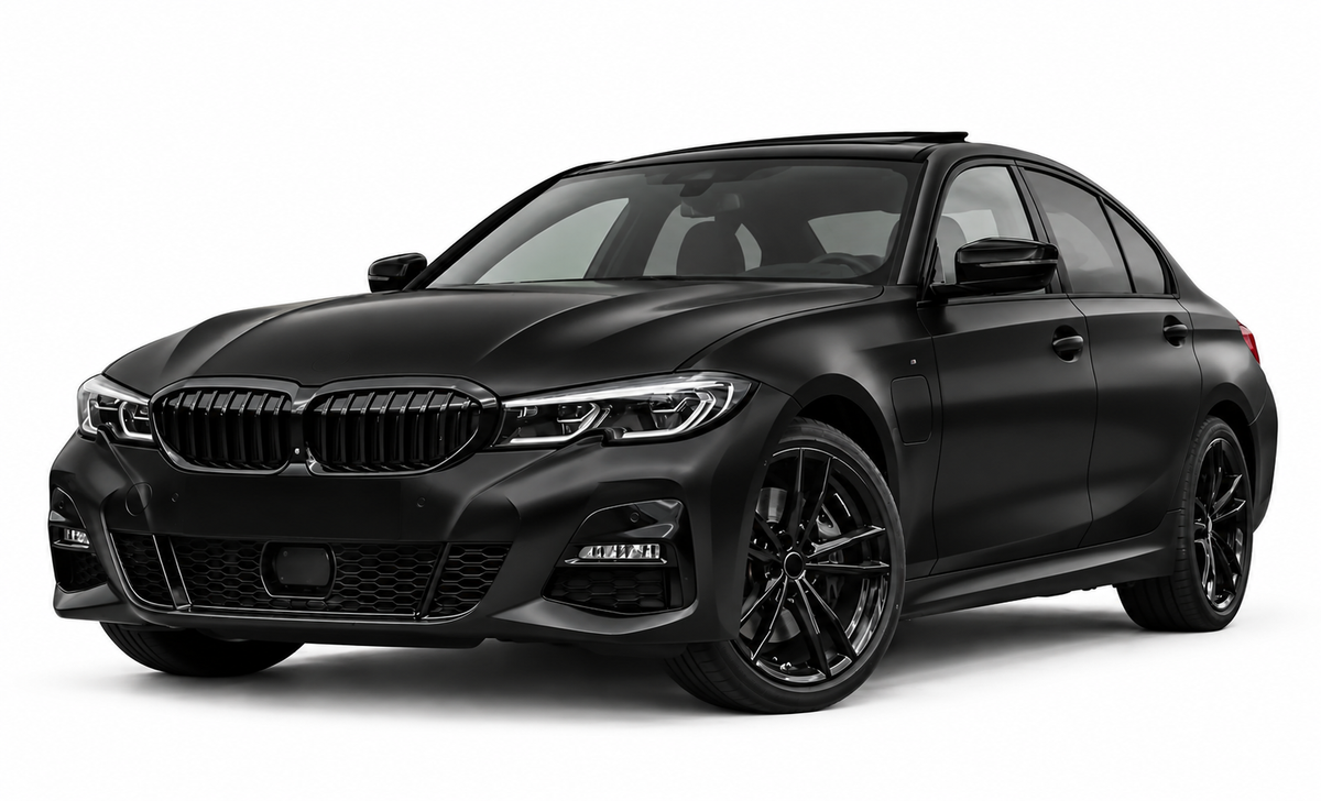 👉Griglia anteriore per BMW Serie 3 (G20, G21) Linea singola Nero lucido👈