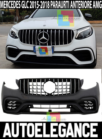 Front Bumper Suitable for Mercedes GLC X253 SUV GLC Coupe C253 (2015-2019)