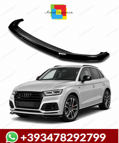 💕  Splitter  adatto per  Audi SQ5/Q5 S-Line Mk2 nero lucido 💕