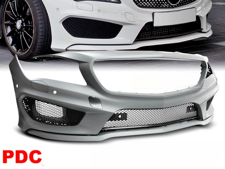 💫ART.7460 Paraurti Anteriore Look SPORTIVO per MERCEDES CLA W117 13 -16💫