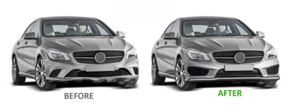 💫ART.7460 Paraurti Anteriore Look SPORTIVO per MERCEDES CLA W117 13 -16💫