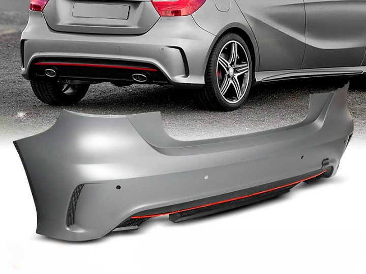 💫ART.7607 Paraurti Posteriore Look AMG 250 per M.Benz Classe A W176 12-15💫