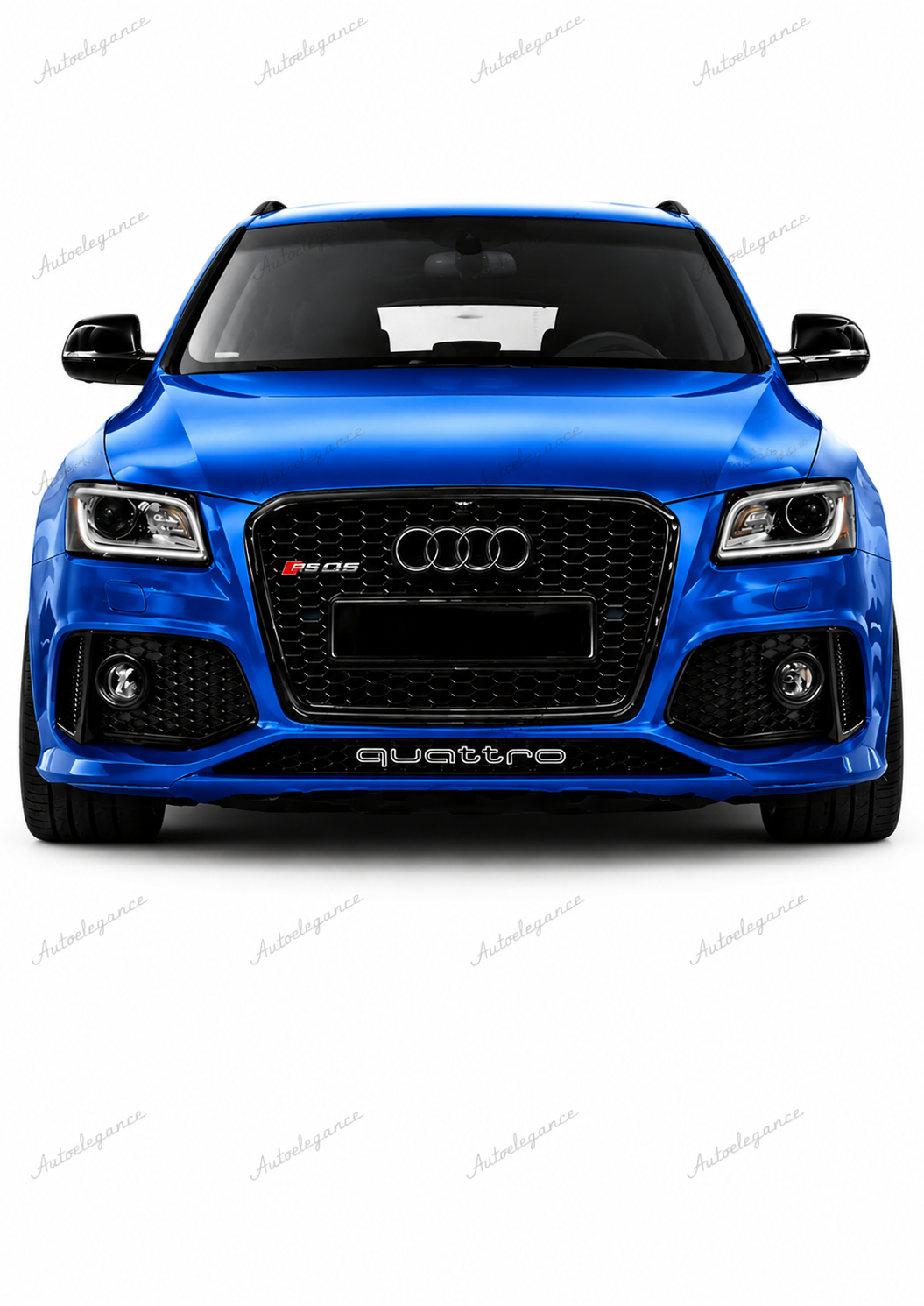 🔥ART.0592 GRIGLIA ADATTO PER AUDI Q5 8R 2012-2016 LOOK RSQ5 NERO LUCIDO🔥