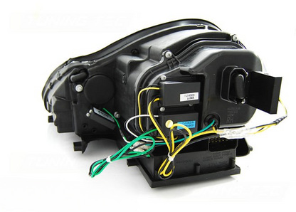 💫ART.4905 FARI ANTERIORI DAYLIGHT NERO adatti per PORSCHE CAYENNE 2002-2006💫