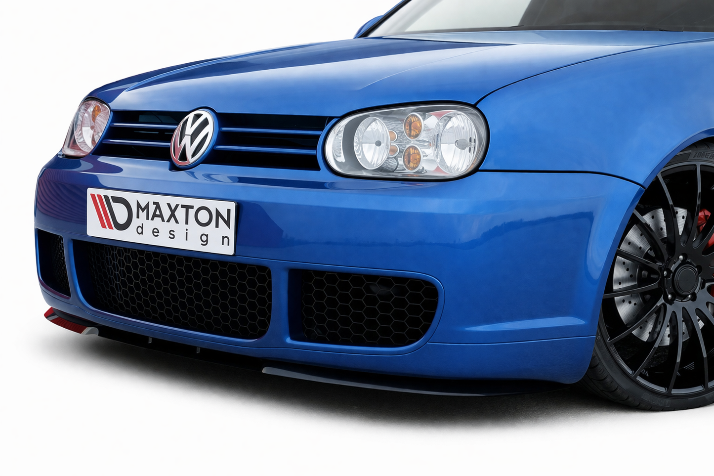 💫ART.9316 Splitter Anteriore Nero Lucido (stile Cupra) per VW Golf IV R32💫