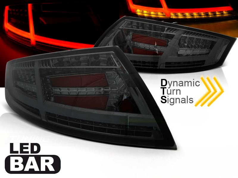💫ART.6368 Fanali posteriori LED fume adatti per AUDI TT 04.06-02.14💫