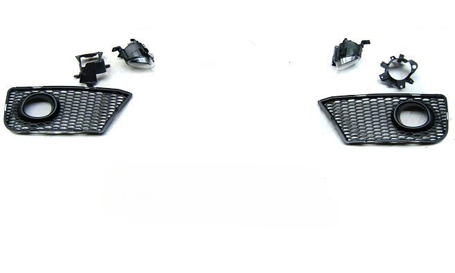 💫ART.7445 Paraurti Anteriore Look S3 Cromato nero PDC per AUDI A3 08-12💫
