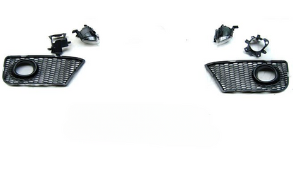 💫ART.7445 Paraurti Anteriore Look S3 Cromato nero PDC per AUDI A3 08-12💫