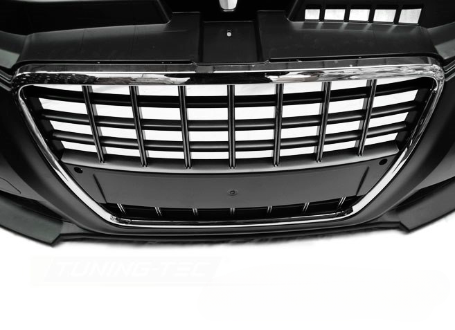 💫ART.7445 Paraurti Anteriore Look S3 Cromato nero PDC per AUDI A3 08-12💫