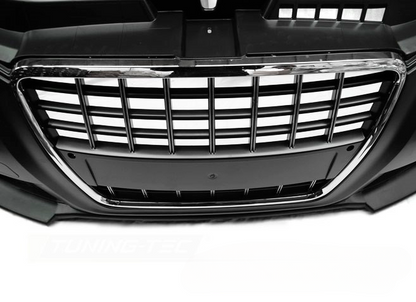 💫ART.7445 Paraurti Anteriore Look S3 Cromato nero PDC per AUDI A3 08-12💫