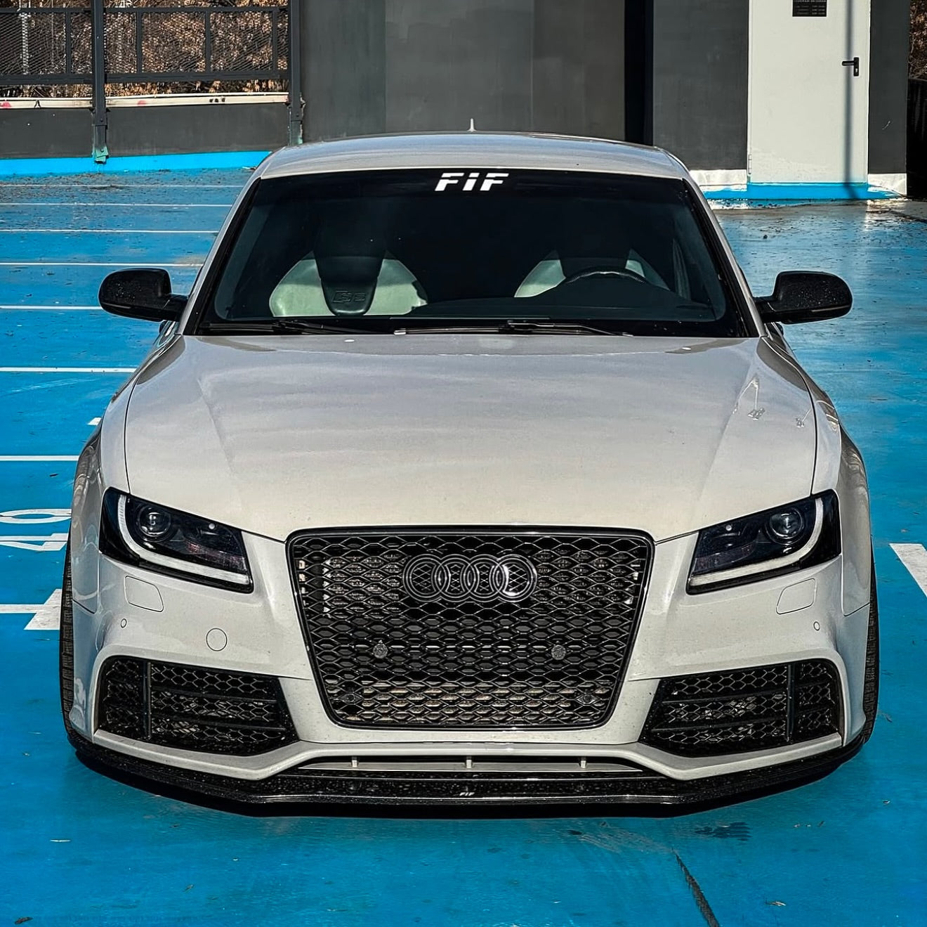 💫ART.7459 Paraurti Anteriore Nero Look RS5 PDC per AUDI A5 2011-2016💫