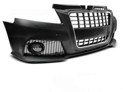 💫ART.7544 Paraurti Anteriore Stile S3 Cromato Nero per AUDI A3 2008-2012💫