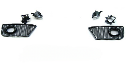 💫ART.7544 Paraurti Anteriore Stile S3 Cromato Nero per AUDI A3 2008-2012💫